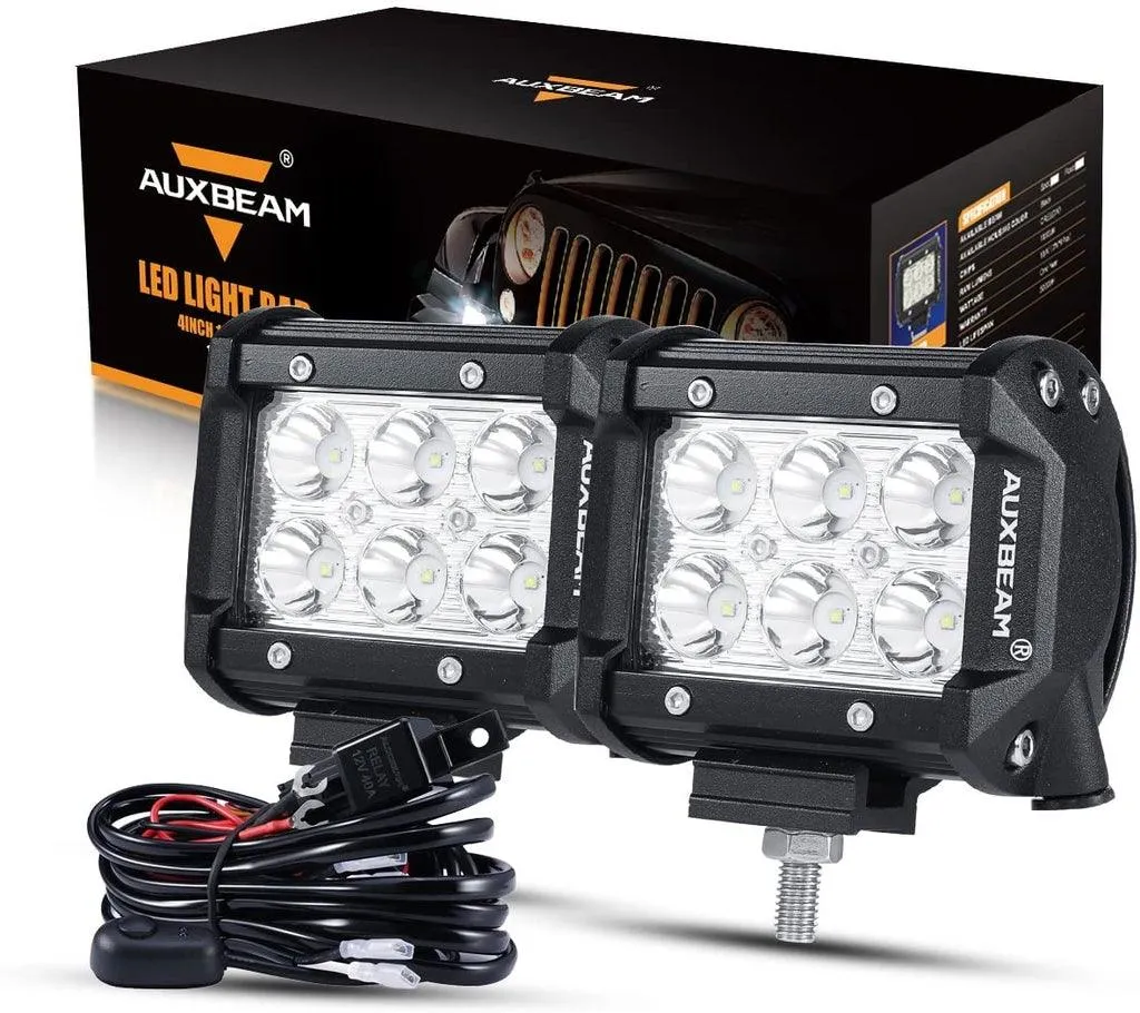 52" 5D Series LED Light Bars   4" Classic-SM Series Dual Row Spot Beam LED Pods Light   52" Straight Light Bar 2 IN 1 Windshield Mounting Brackets for 2018-2021 Jeep Wrangler JL