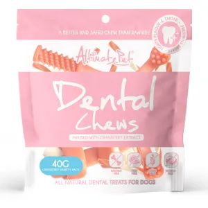 BUNDLE DEAL: Altimate Pet Variety Pack Cranberry Dental Chews Dog Treats 40g