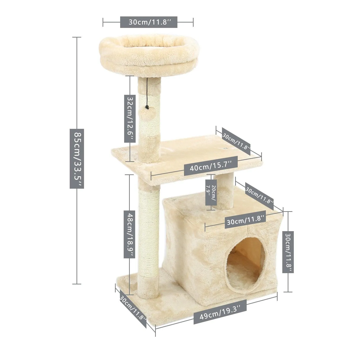 Cat Tree Multi-Level Cat Condo