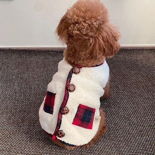 Checked Winter Clothes with Scarf