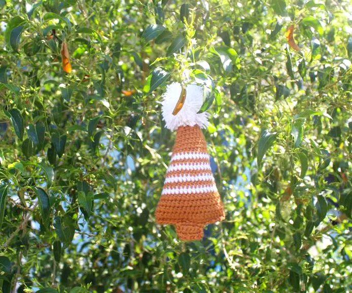 Cozy Christmas Tree Ornament