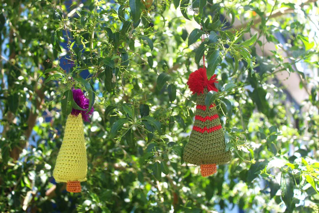Cozy Christmas Tree Ornament