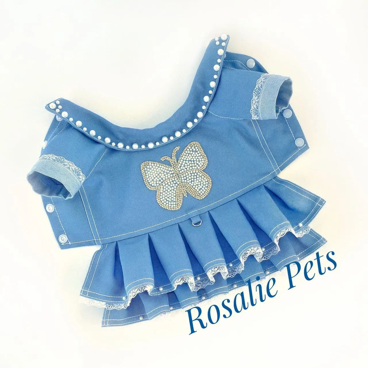Cute denim dog dress
