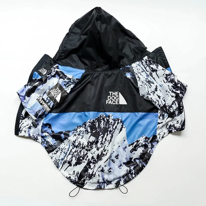 Dog Clothes Raincoat For Small Big Dogs Wind Coat Windbreaker