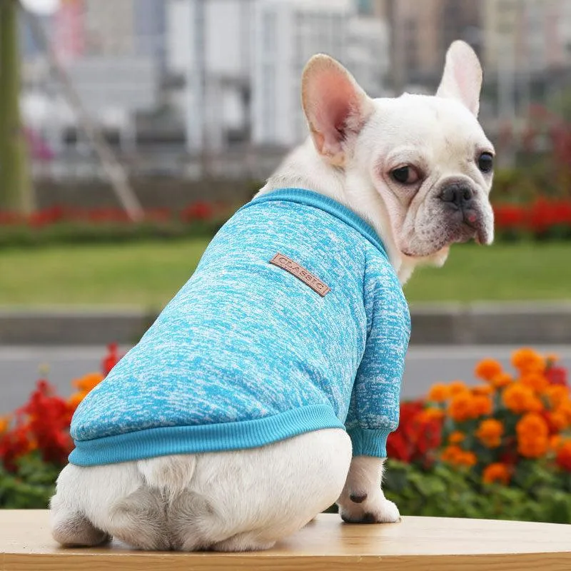Dog winter sweater