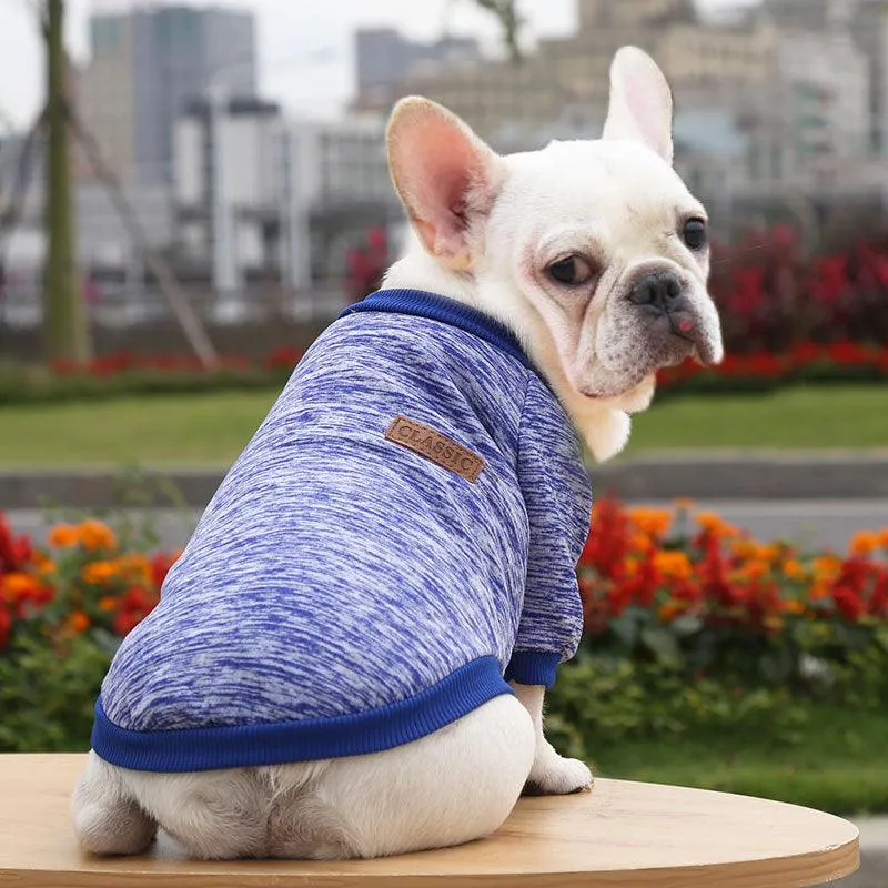 Dog winter sweater
