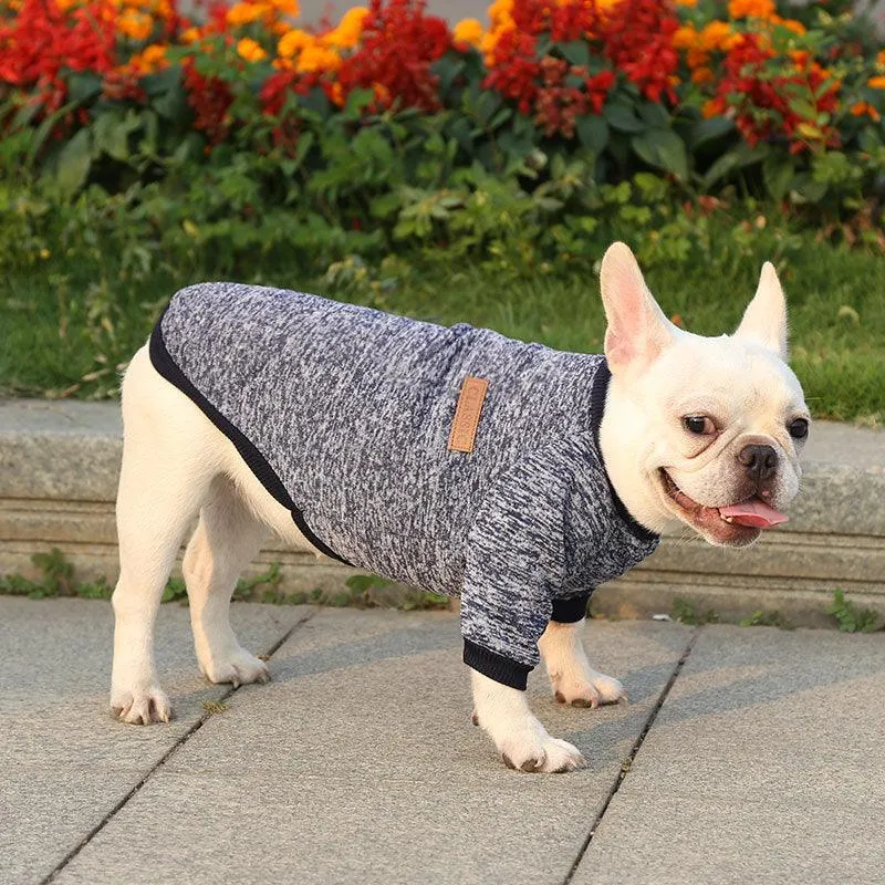 Dog winter sweater