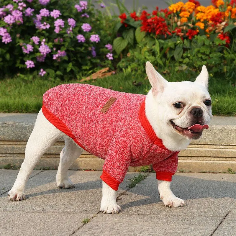 Dog winter sweater