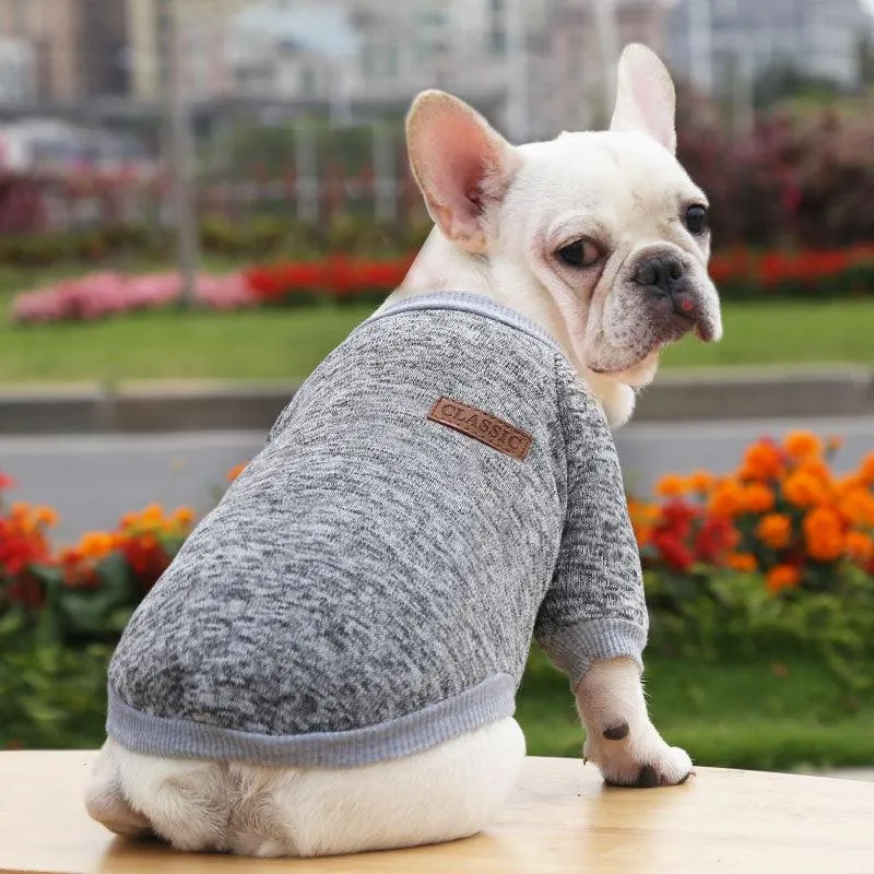Dog winter sweater