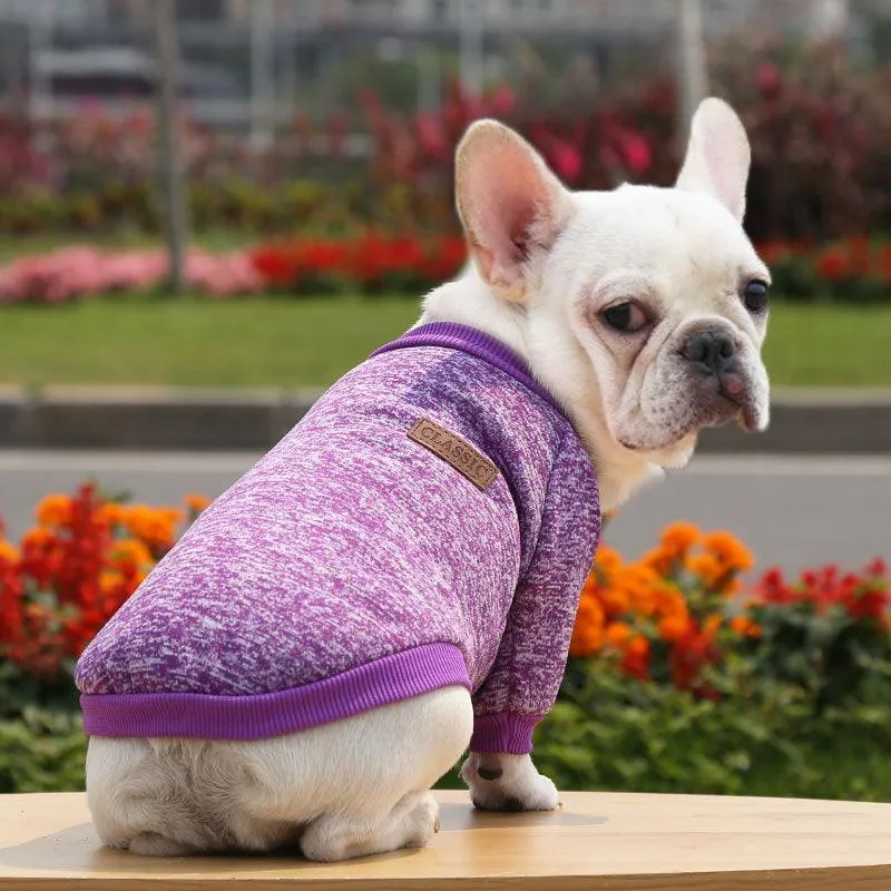 Dog winter sweater