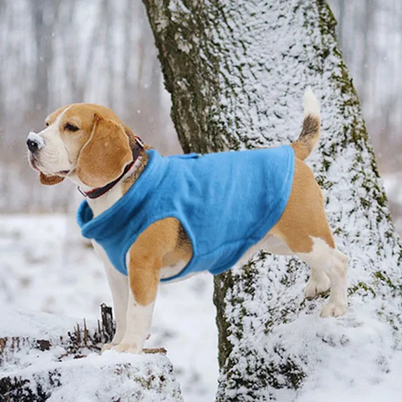 Fleece Dog Vest for Autumn/Winter - Suitable for Small to Medium Dogs