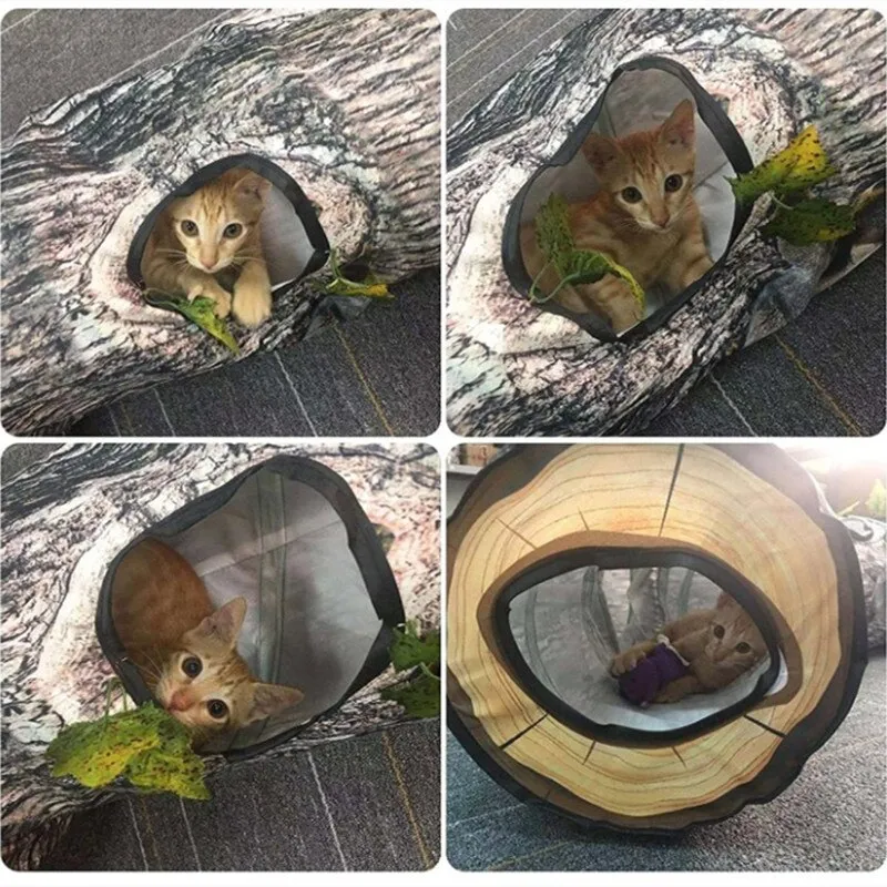 Foldable Cat Tunnel 3/4/5 Way Cat Tunnel Toys For Pet Training Cat Interactive Toys for Small Medium Cats Pet Accessories
