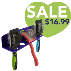Hanging Brush Holder Purple by PetStore.Direct
