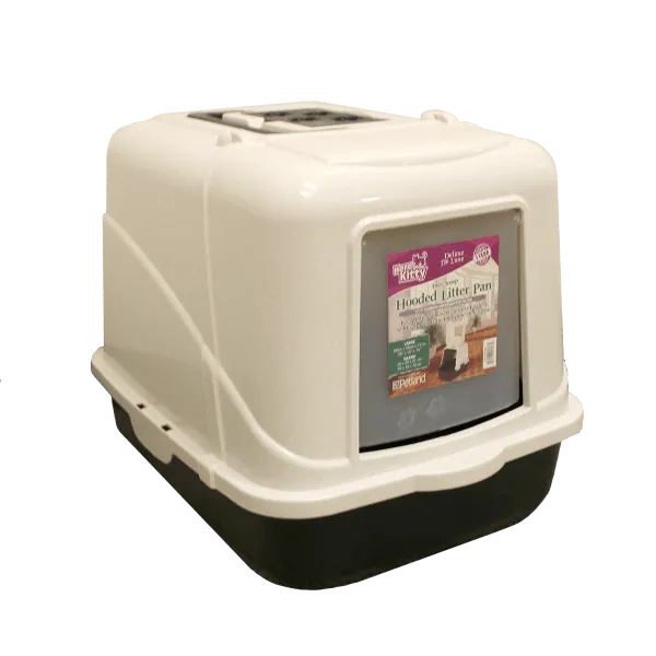Here Kitty Deluxe Easy Scoop Hooded Litter Pan