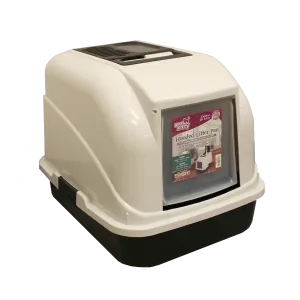 Here Kitty Hooded Litter Pan