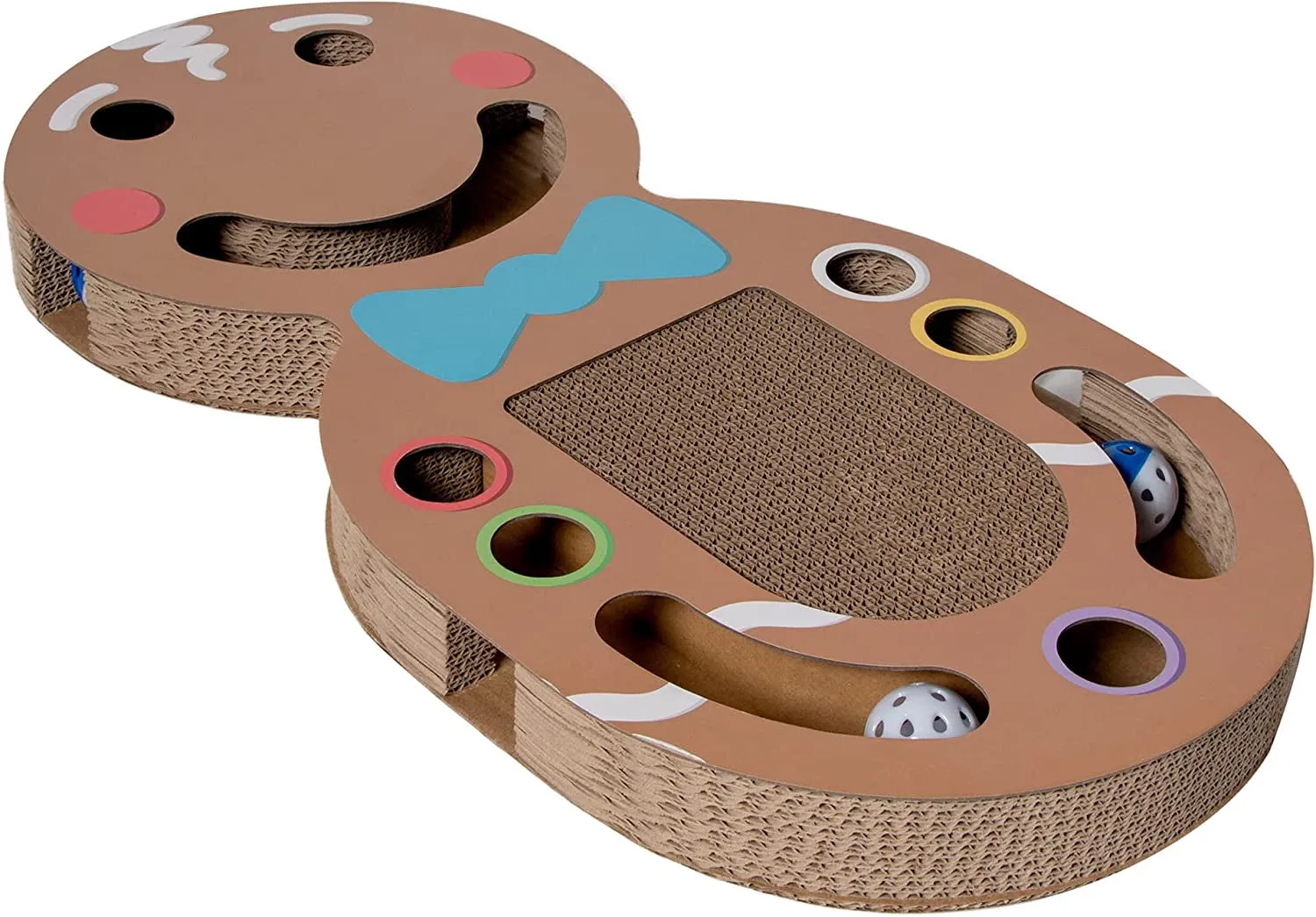 Multi-Level Cardboard Cat House W/ Catnip