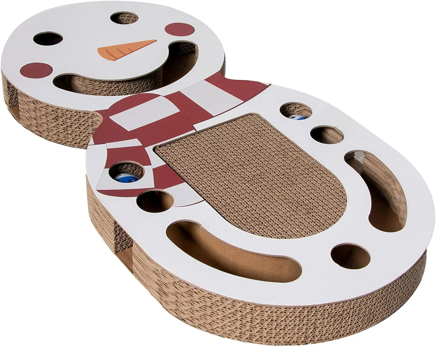 Multi-Level Cardboard Cat House W/ Catnip