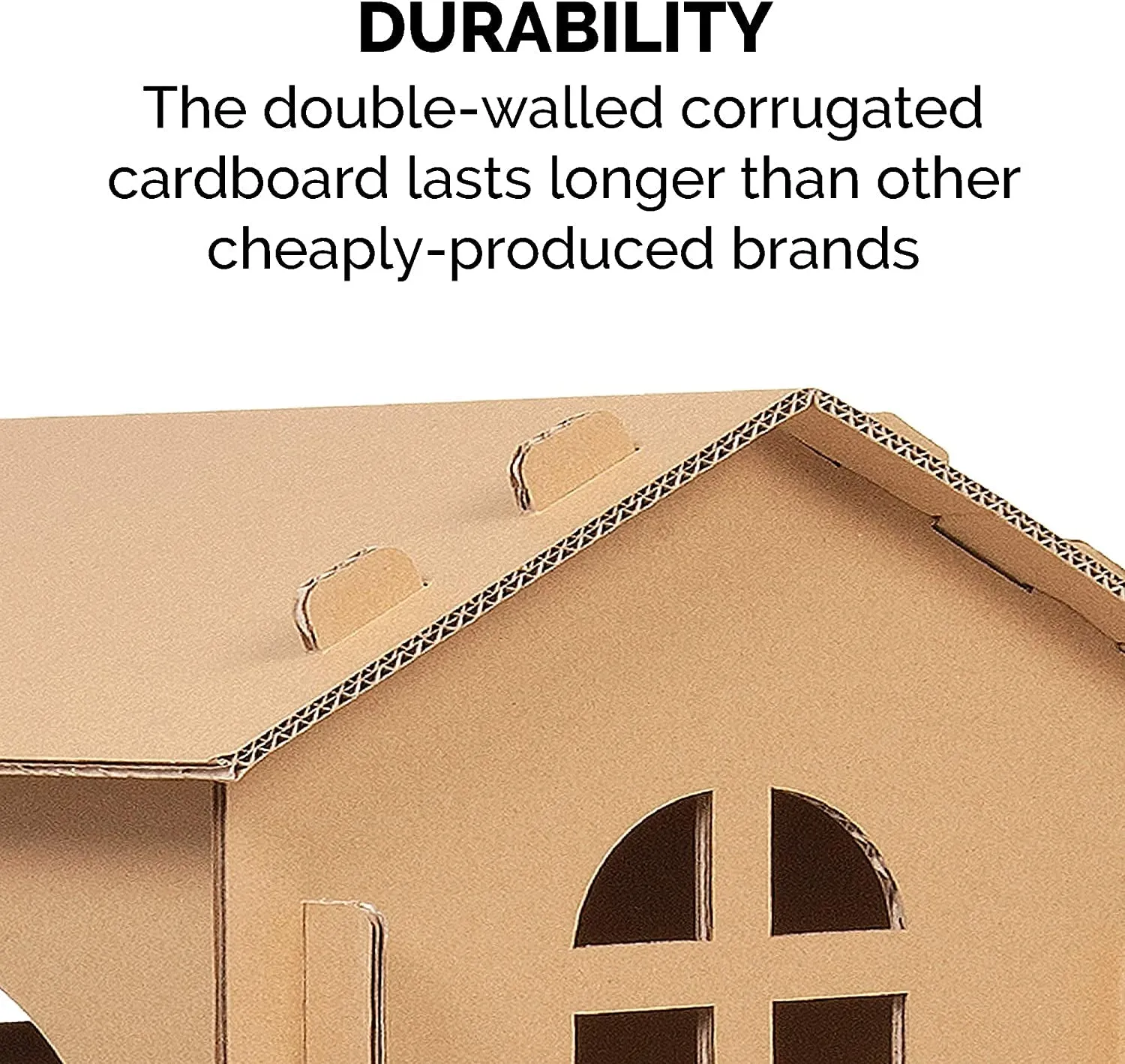 Multi-Level Cardboard Cat House W/ Catnip