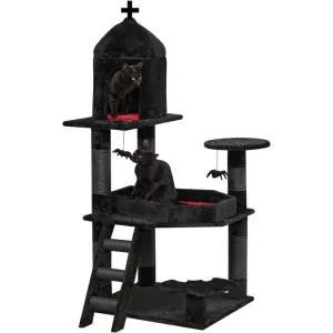 Multi-Level Cat Tower with Spacious Condo