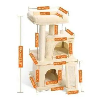 PAWZ Road Deluxe Cat Tree Condo