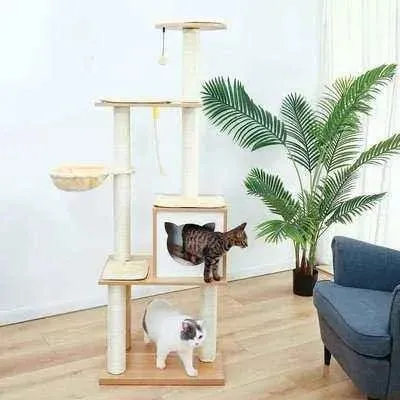 PAWZ Road Deluxe Cat Tree Condo
