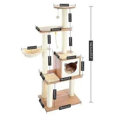 PAWZ Road Deluxe Cat Tree Condo