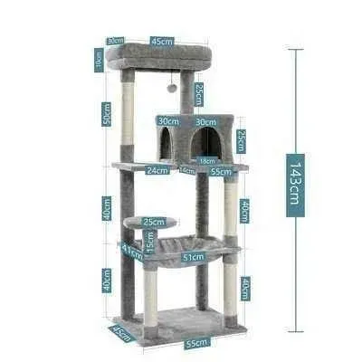 PAWZ Road Deluxe Cat Tree Condo