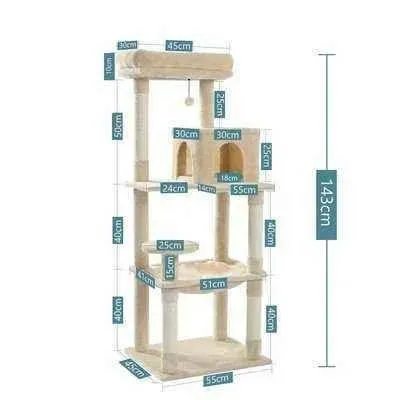 PAWZ Road Deluxe Cat Tree Condo