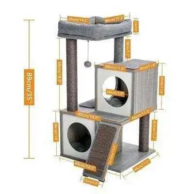 PAWZ Road Deluxe Cat Tree Condo