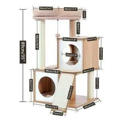 PAWZ Road Deluxe Cat Tree Condo