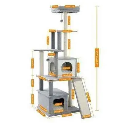 PAWZ Road Deluxe Cat Tree Condo