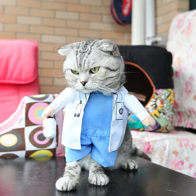 Pet Cat Costume Funny Cat Clothes