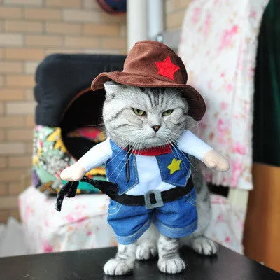 Pet Cat Costume Funny Cat Clothes
