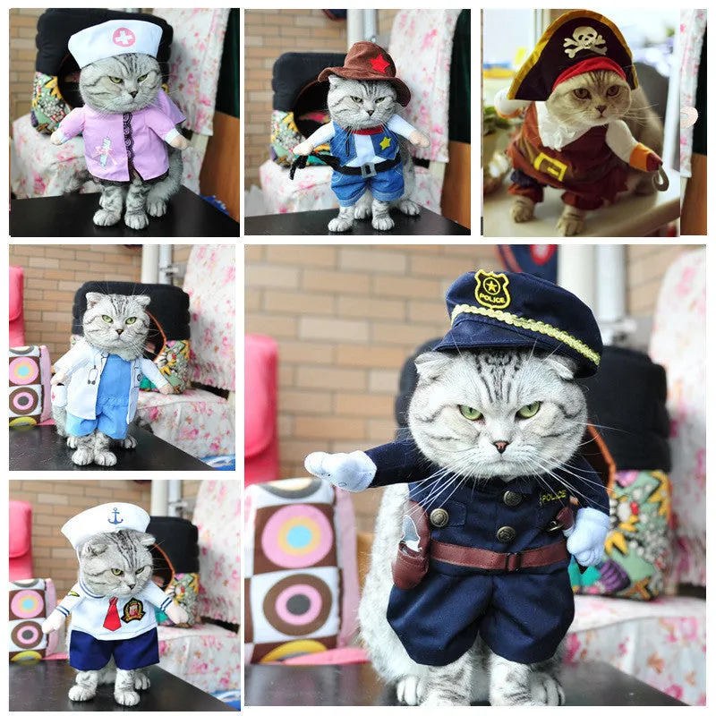 Pet Cat Costume Funny Cat Clothes