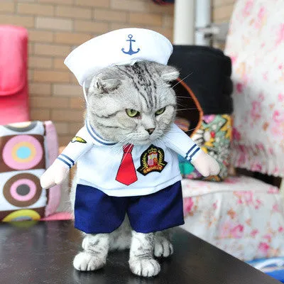 Pet Cat Costume Funny Cat Clothes