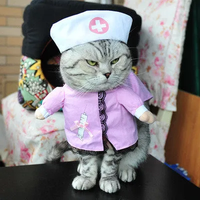 Pet Cat Costume Funny Cat Clothes
