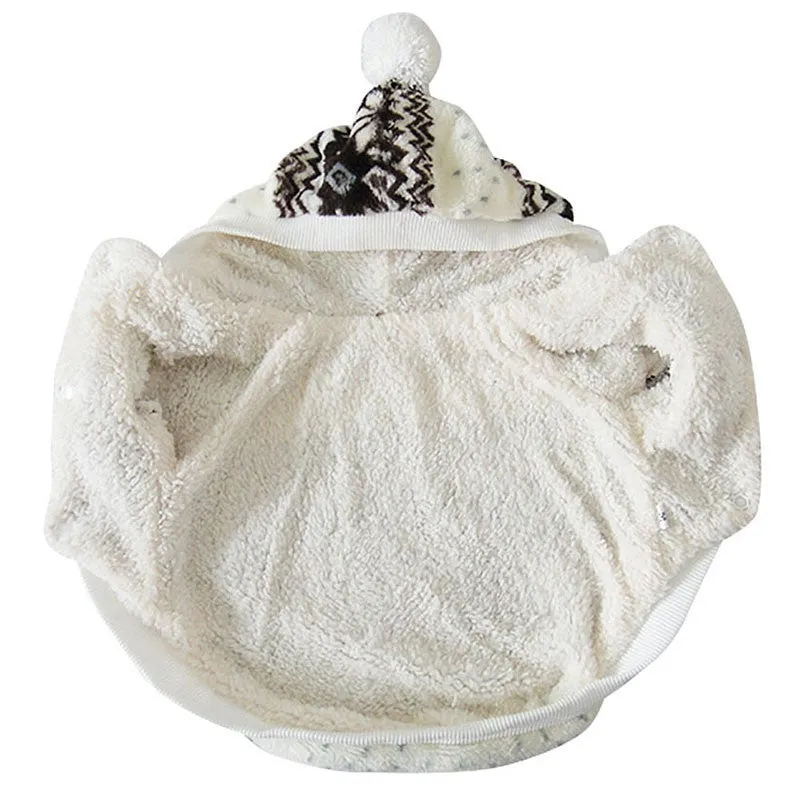 Pet Clothes Cozy Snowflake Soft Dog Clothes