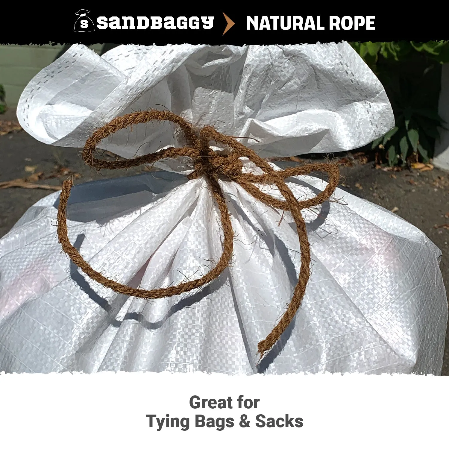 Sisal Rope - 1/4 Inch x 500 Feet [100% Cat Friendly]