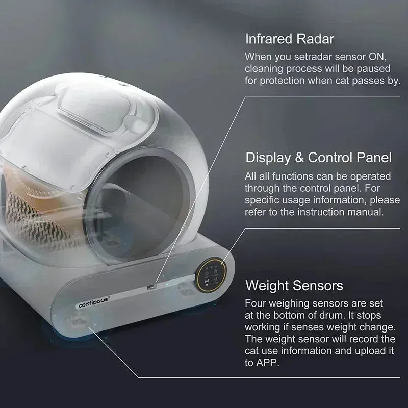 SmartClean 65L Self-Cleaning Cat Litter Box