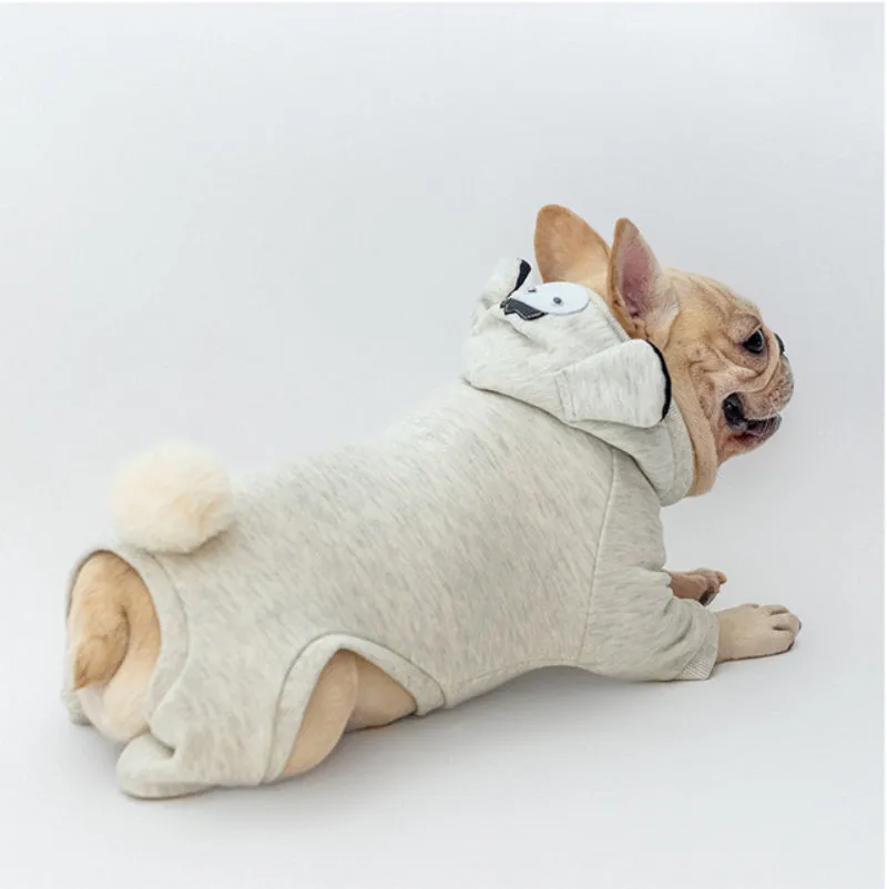 SnugFur French Bulldog Winter Cloth Jumpsuit Pajamas