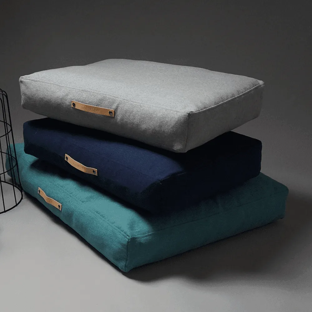 Stockholm Luxury Dog Bed by Labbvenn in Navy Blue