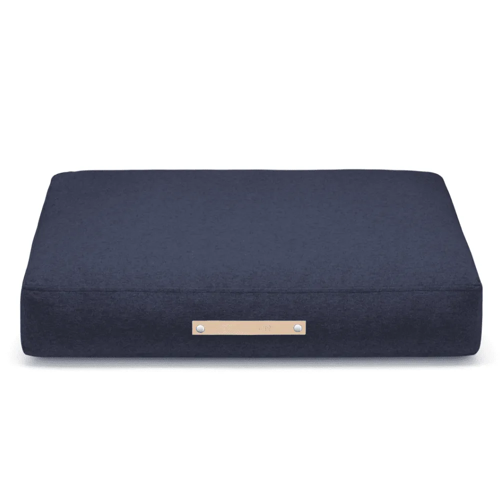 Stockholm Luxury Dog Bed by Labbvenn in Navy Blue