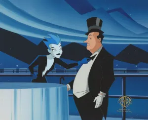 The New Batman Adventures Original Production Cel: Livewire, Penguin