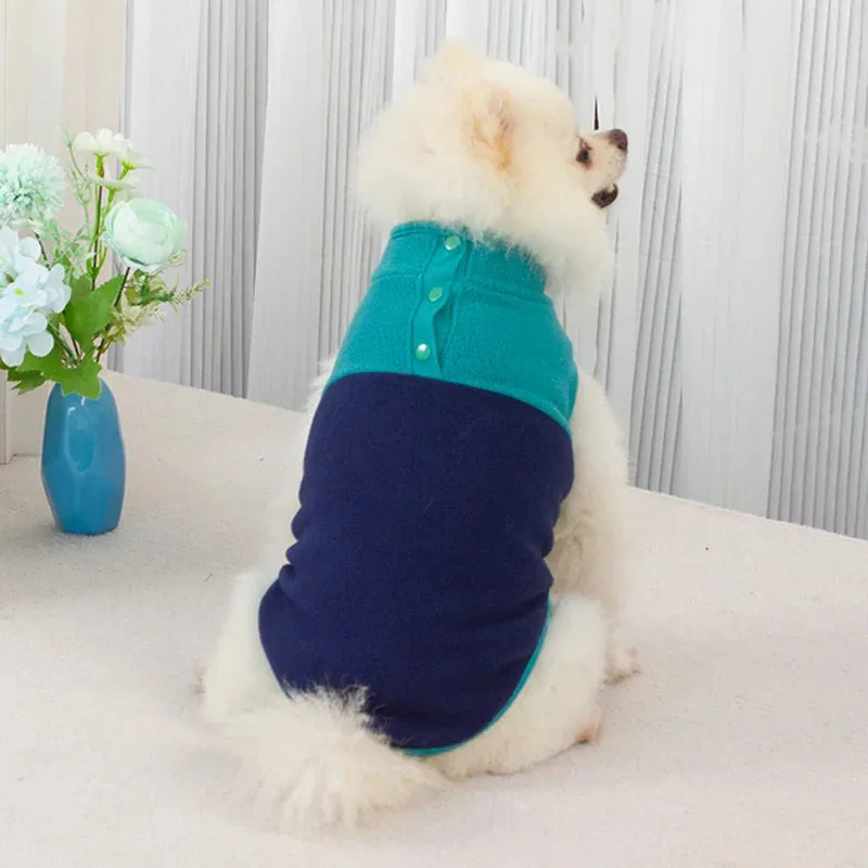 Warm Fleece Vest for Small Dogs - Suitable for Autumn, Winter, and Spring